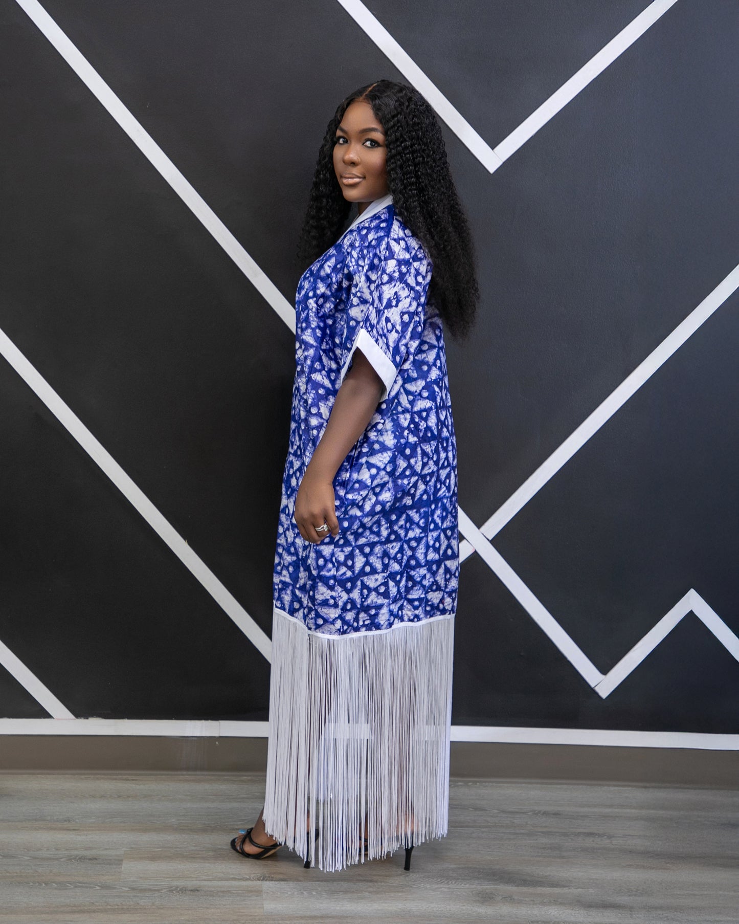 Adeola Kampala Bubu Fringe Gown