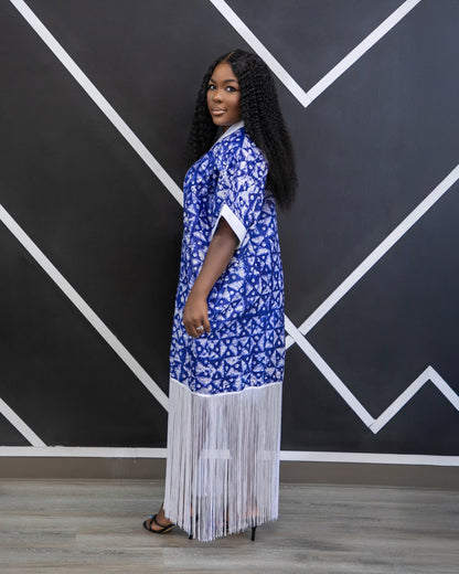 Adeola Kampala Bubu Fringe Gown