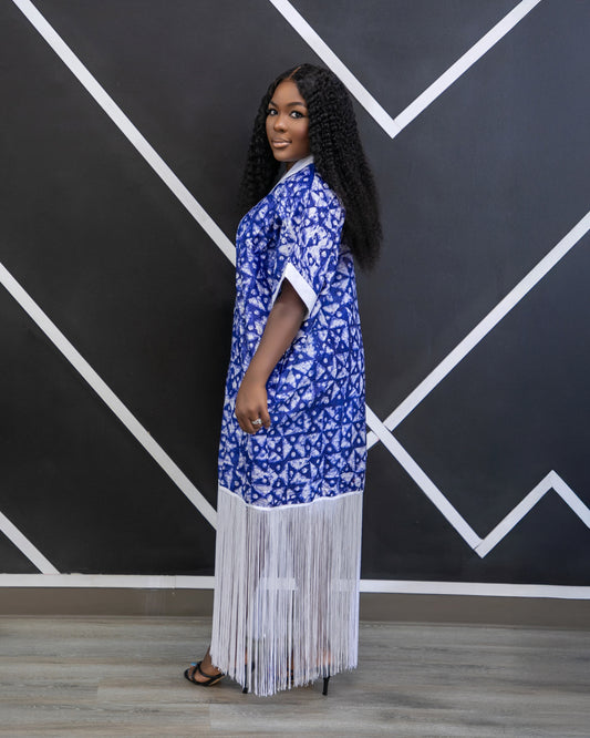 Adeola Kampala Bubu Fringe Gown
